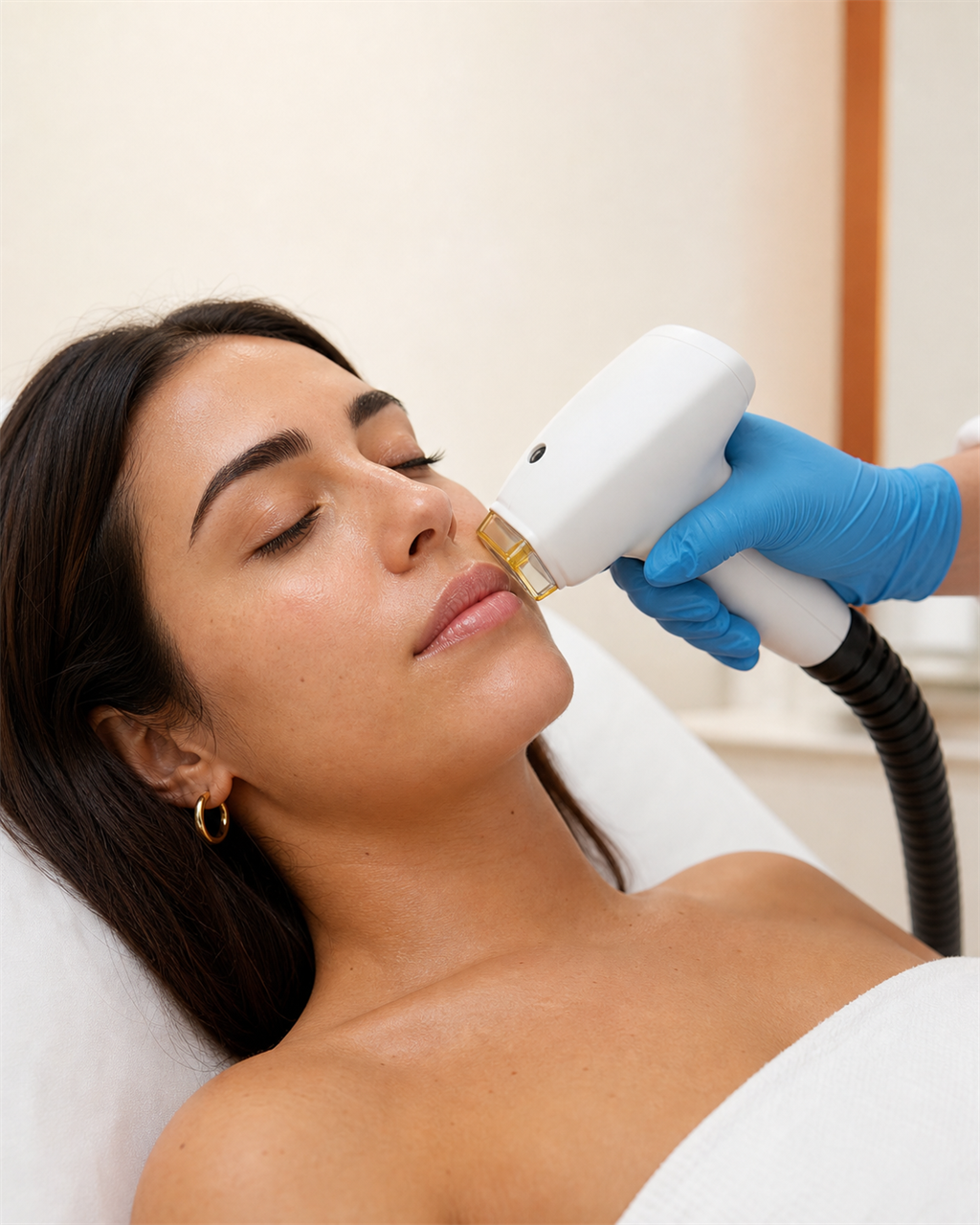 A laser offer static we designed for the med spa.